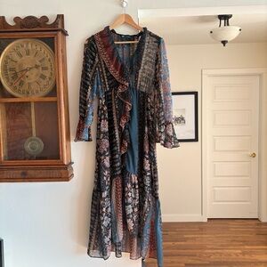 Zara Long Sleeve Bohemian Dress